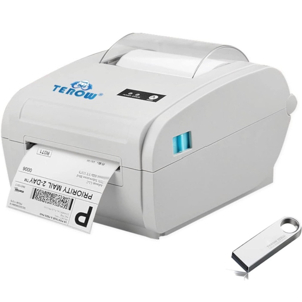 TEROW T9210 USB Label Printer 4x6 Desktop Shipping Label Printer